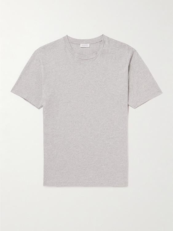 Grey t-shirt from Sunspel