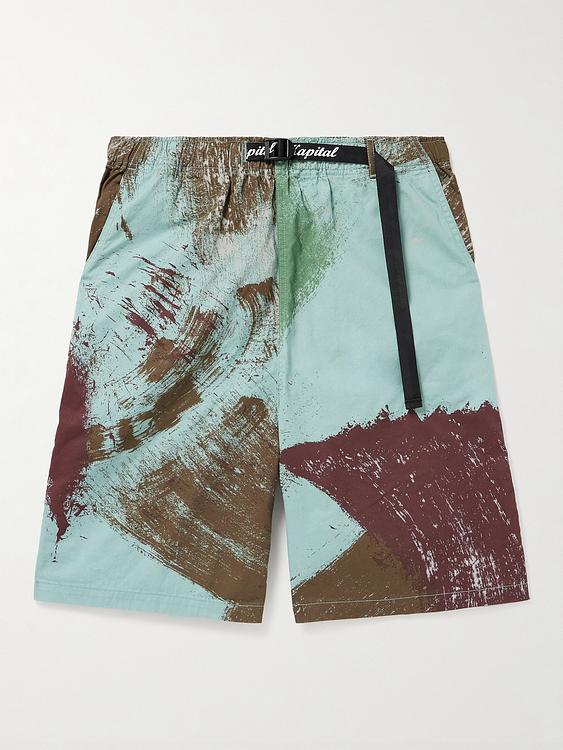Multicolor swim shorts from Kapital
