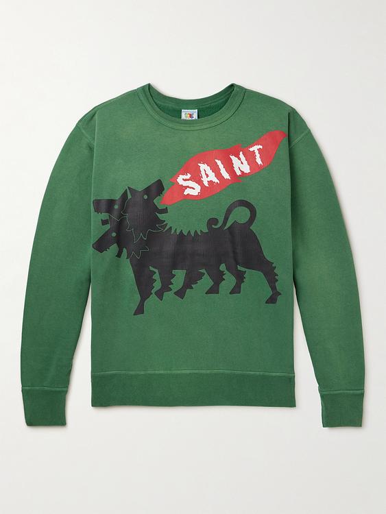 Print teal sweatshirt from Saint Mxxxxxx