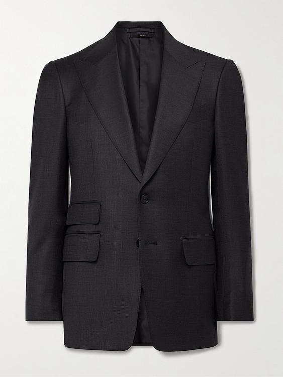 Black suit jacket from Tom Ford