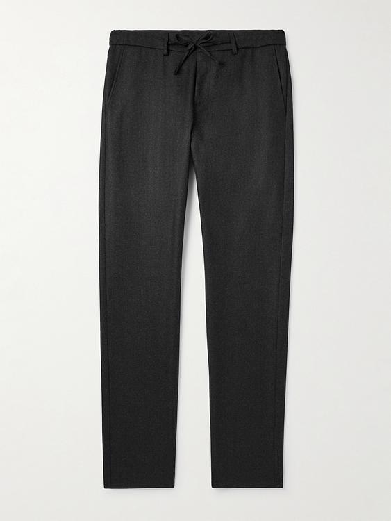 Black chinos from Canali