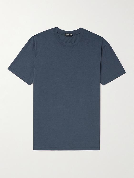 Dark blue t-shirt from Tom Ford