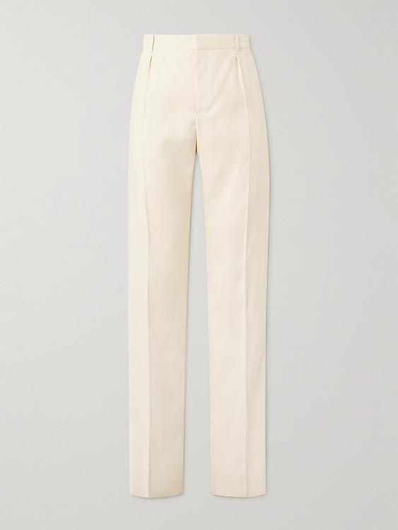 White chinos from Saint Laurent