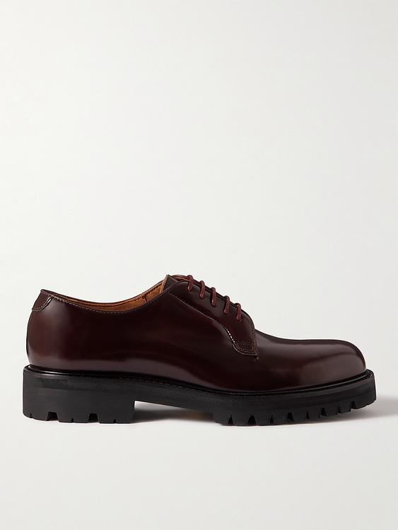 Dark brown derby shoes from Mr P.