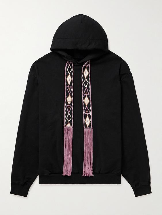 Black hooded sweatshirt from Kapital