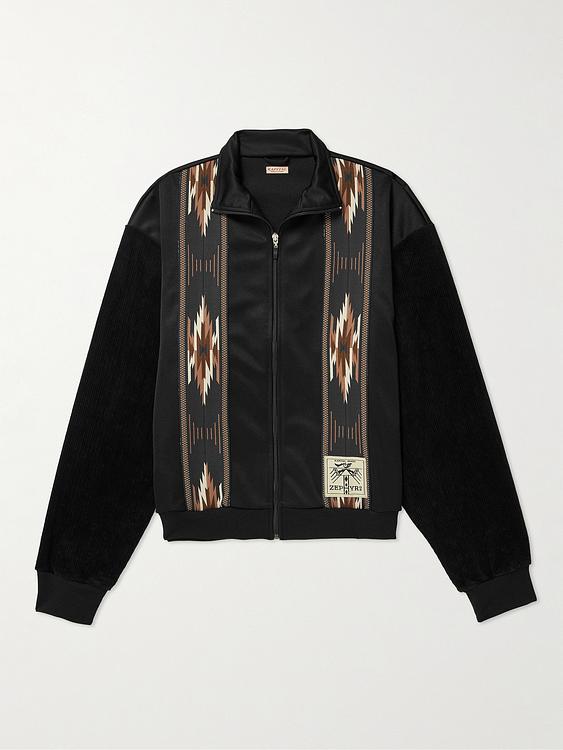 Print black casual jacket from Kapital