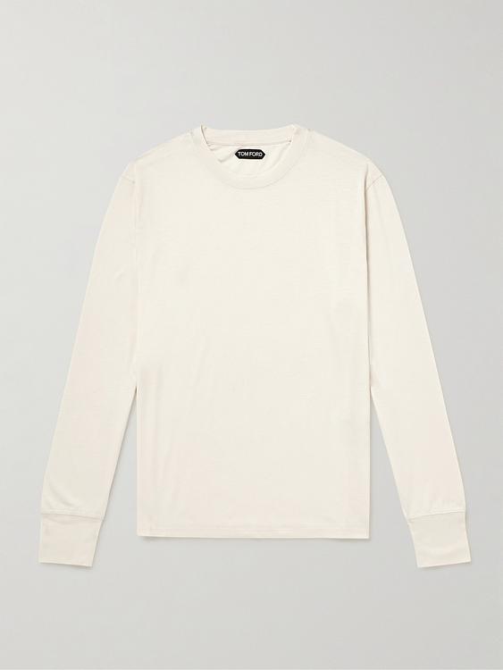 White long sleeve t-shirt from Tom Ford