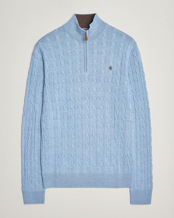Light blue half-zip from Morris