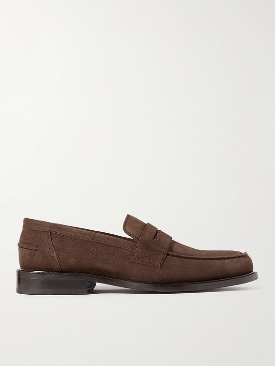 Dark brown loafers from Mr P.