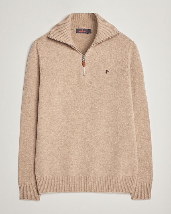 Taupe half-zip from Morris