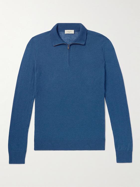 Dark blue half-zip from Piacenza 1733