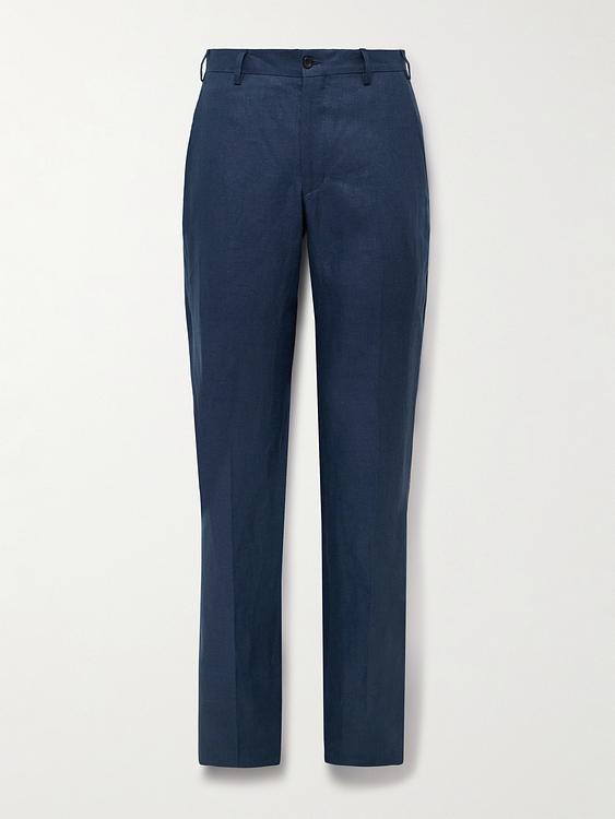 Dark blue chinos from Anderson & Sheppard