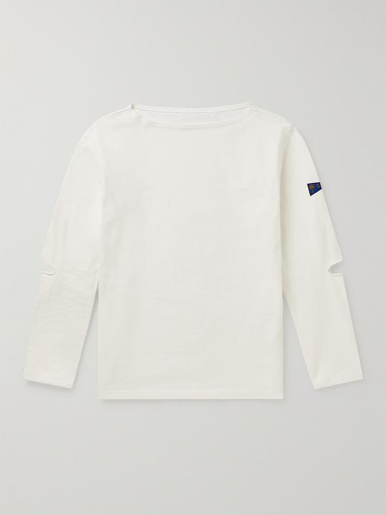 White long sleeve t-shirt from Kapital