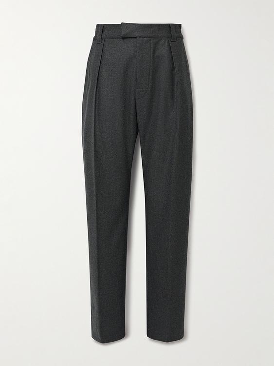 Black formal trousers from Loro Piana