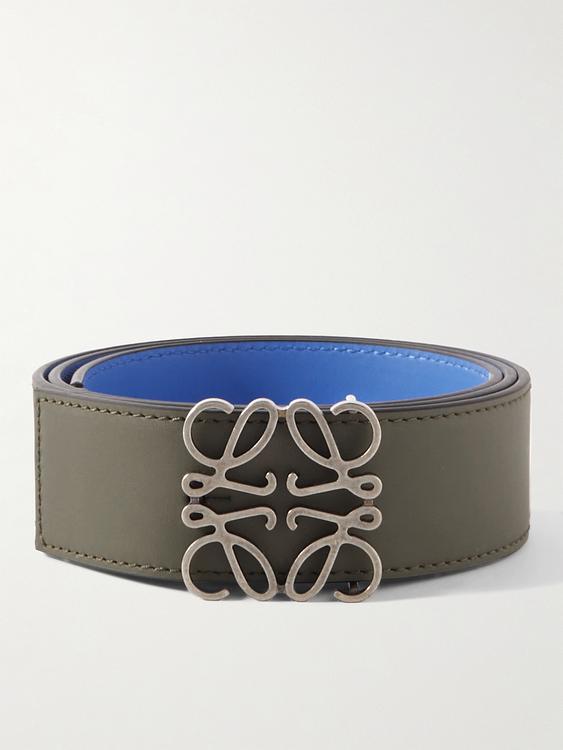 Print dark green belt from Loewe