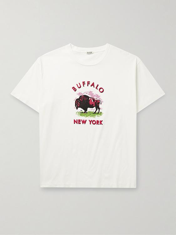 Print white t-shirt from Bode