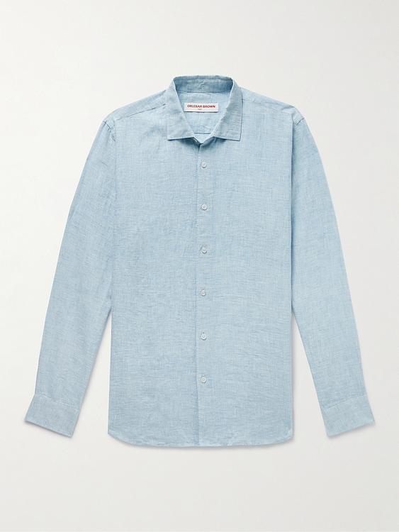 Light blue casual shirt from Orlebar Brown