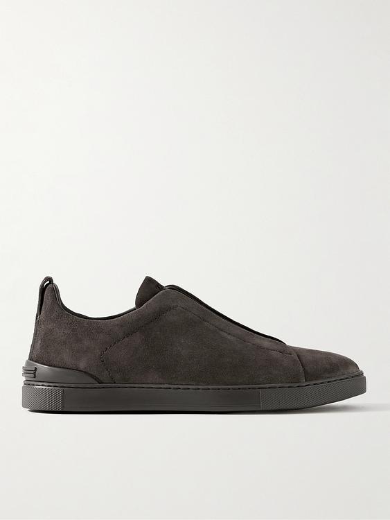 Dark grey sneakers from Zegna