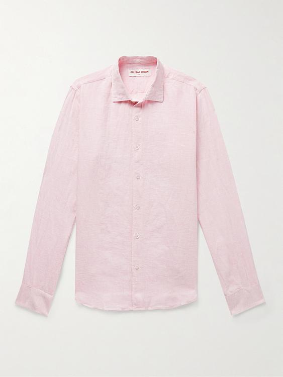 Light pink casual shirt from Orlebar Brown