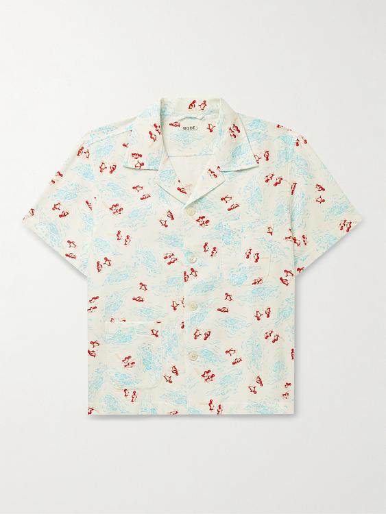 White short sleeve shirt from Bode