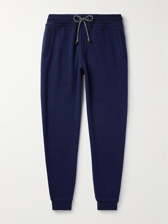 Dark blue sweatpants from Brunello Cucinelli