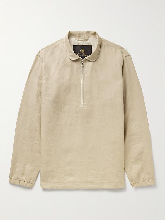 Beige casual shirt from Loro Piana