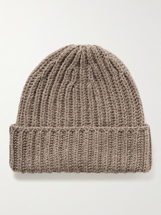 Grey beanie from Stòffa