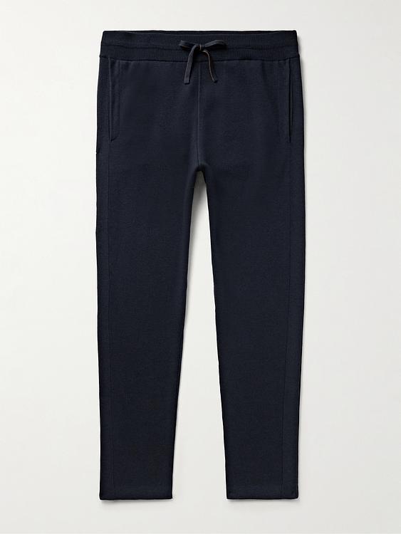 Black chinos from Loro Piana