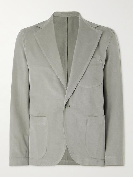 Grey suit jacket from Stòffa