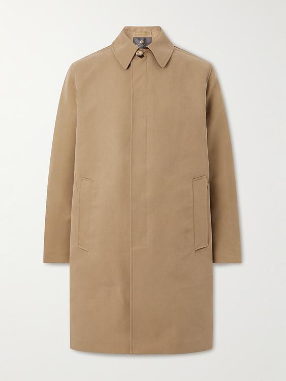 Brown trench coat from Loro Piana