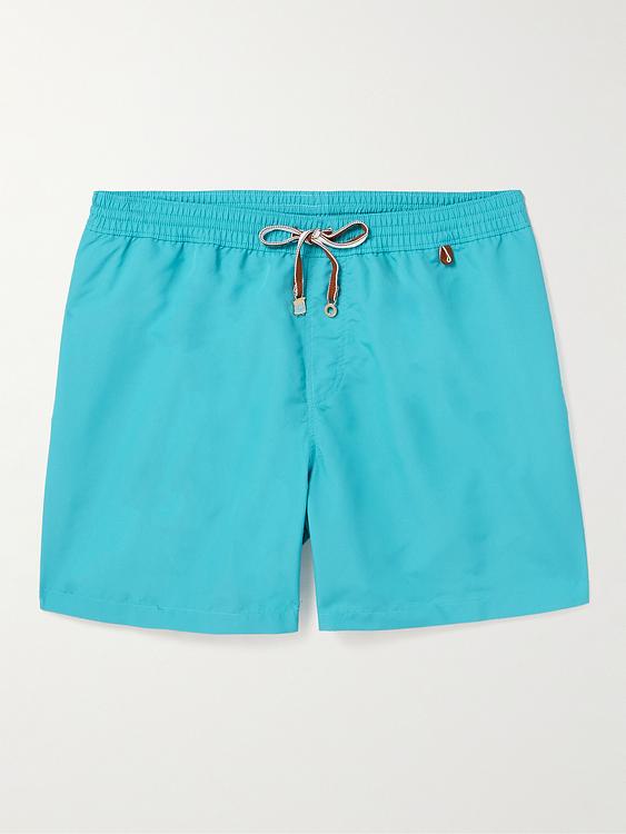 Blue swim shorts from Loro Piana