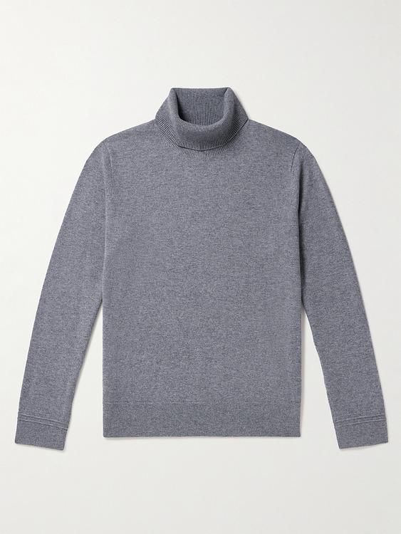Grey turtleneck from Mr P.
