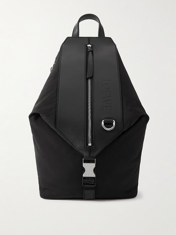 Black backpack from Loewe