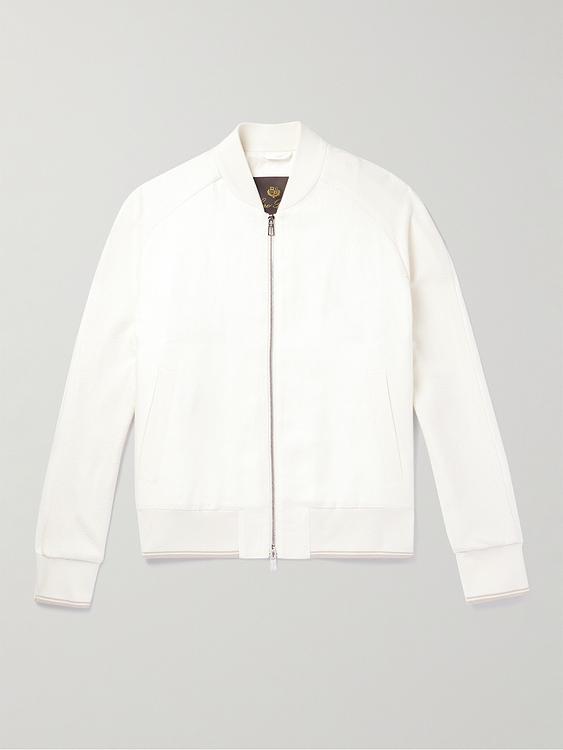 White casual jacket from Loro Piana