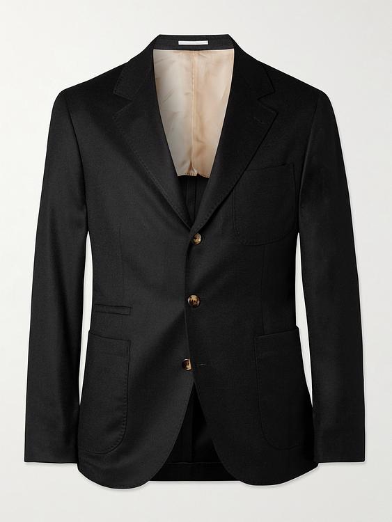 Black blazer from Brunello Cucinelli