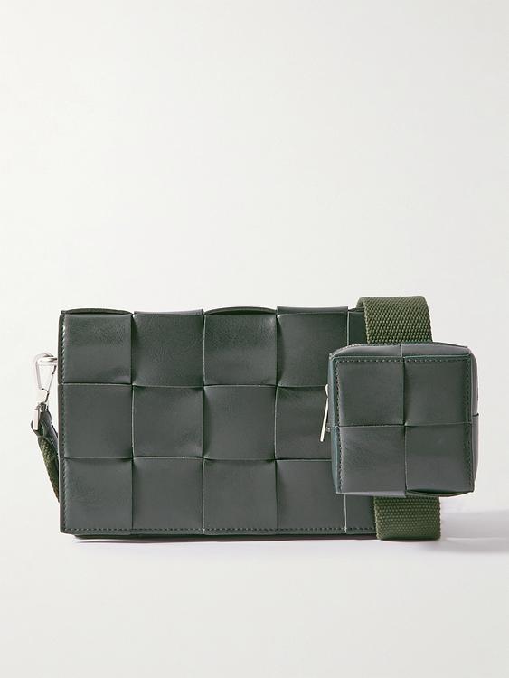 Dark grey belt from Bottega Veneta