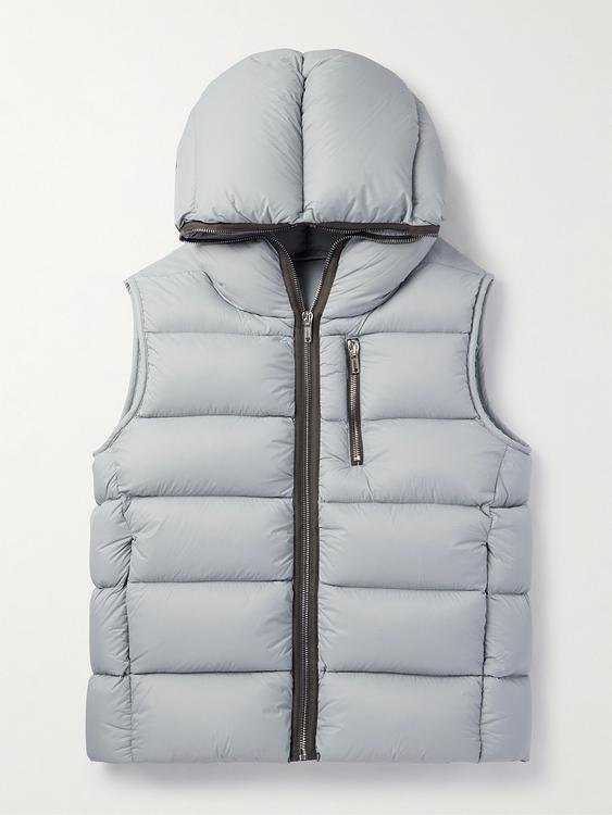 Grey vest from Rick Owens