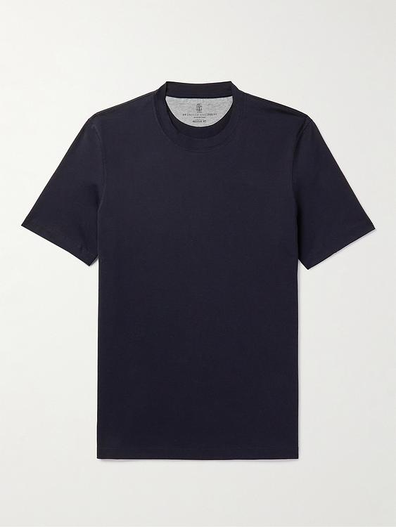 Black t-shirt from Brunello Cucinelli