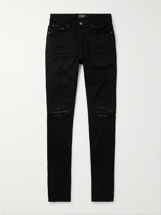 Black jeans from Amiri