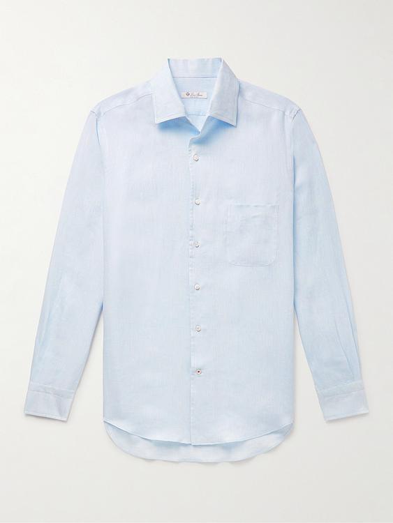Light blue casual shirt from Loro Piana