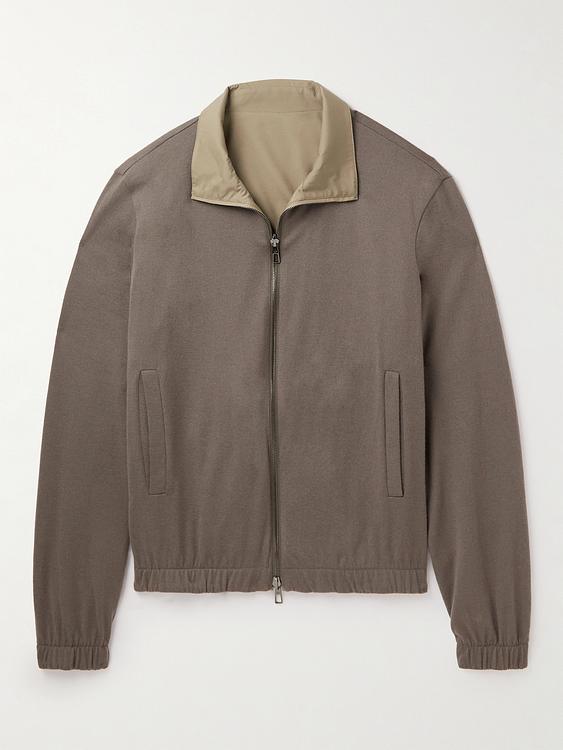 Taupe casual jacket from Loro Piana