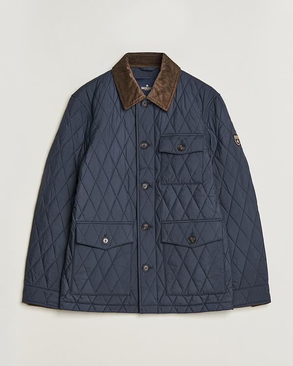Dark grey quilted jacket from Morris