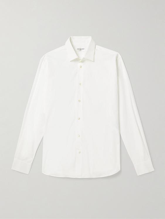White casual shirt from Saint Laurent