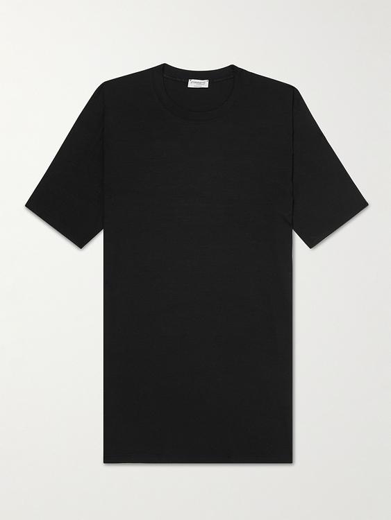 Black t-shirt from Zimmerli