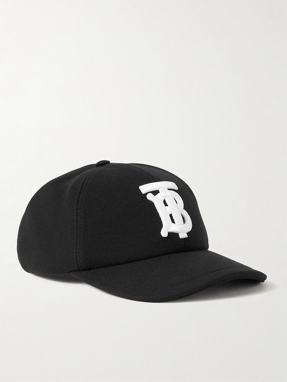 Print black cap from Burberry