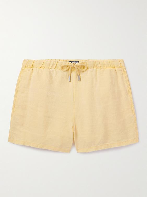 Beige drawstring shorts from Vilebrequin