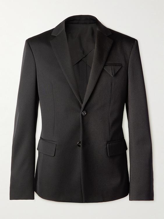 Black suit jacket from Bottega Veneta