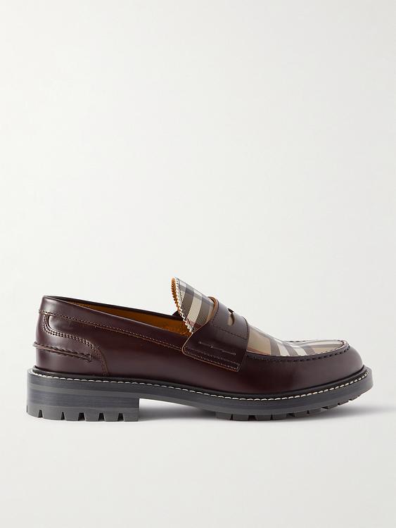 Dark brown loafers from Burberry