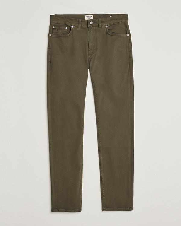 Dark green casual trousers from Morris