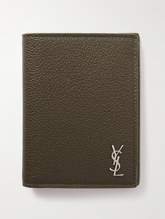 Dark green wallet from Saint Laurent